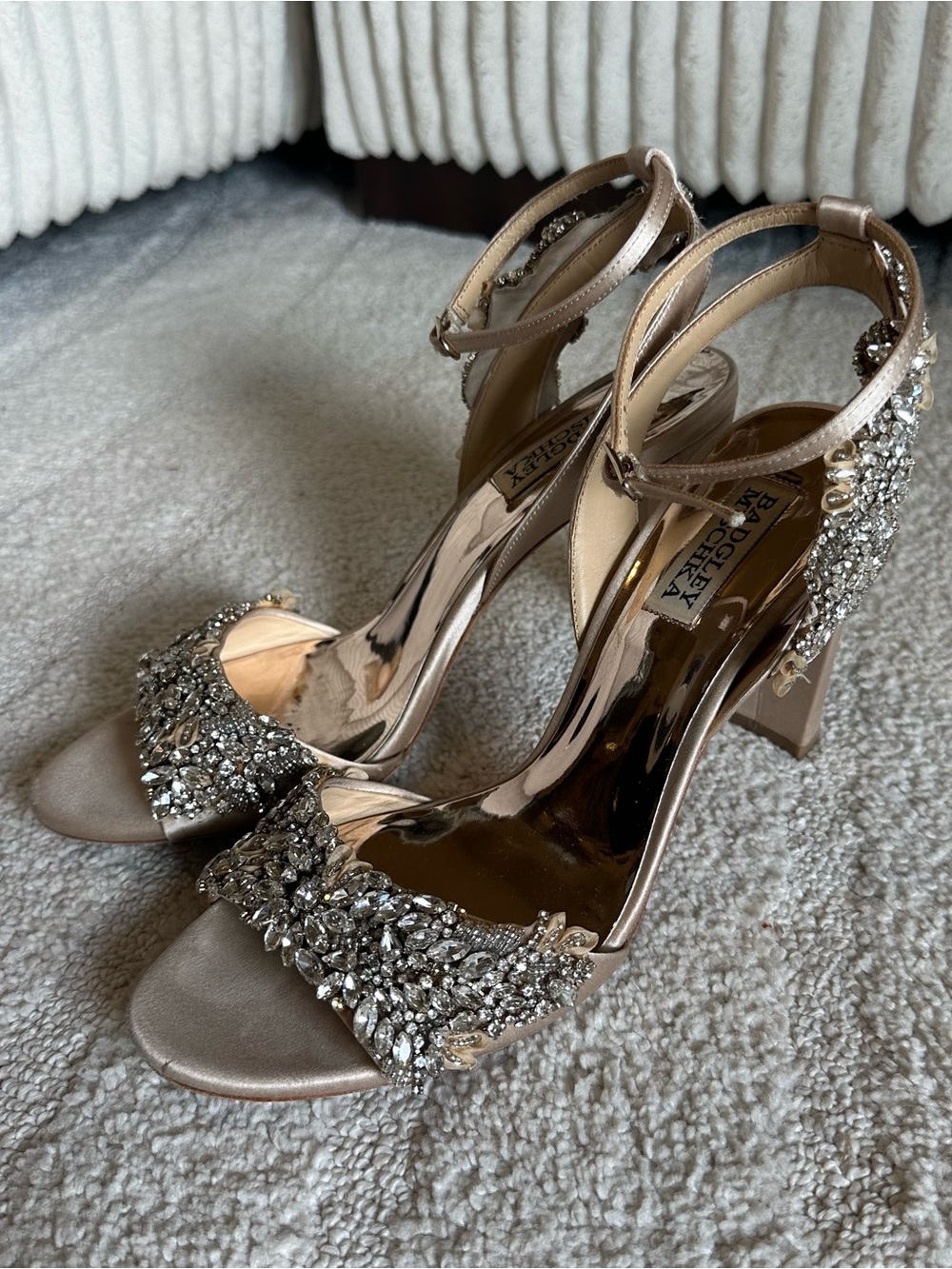 Badgley Mischka Women’s Libby Ankle Strap Heels